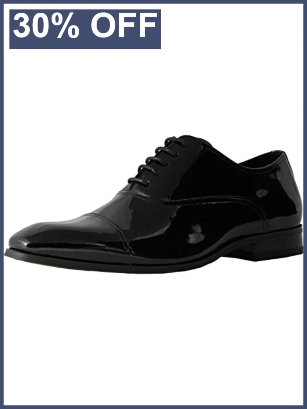 Florsheim Tux Cap Toe Oxford Men's Dress Shoes Patent Leather Lace-Up